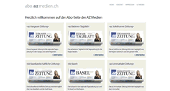 Desktop Screenshot of abo.azmedien.ch