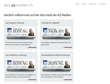 Tablet Screenshot of abo.azmedien.ch